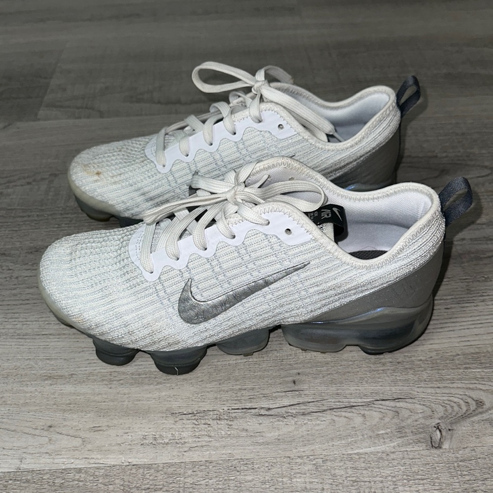 Nike Air Vapormax Flyknit 3 GS “White Silver”